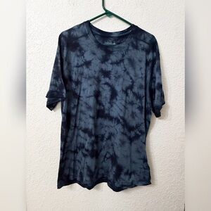 Smartwool Merino Men's Blue Tie-Dye Short Sleeve Shirt - XL